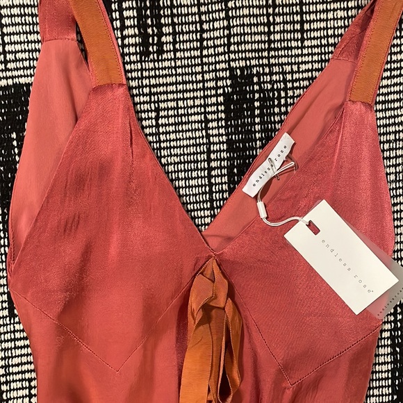Endless rose pink midi Cami slip dress small - Picture 2 of 6